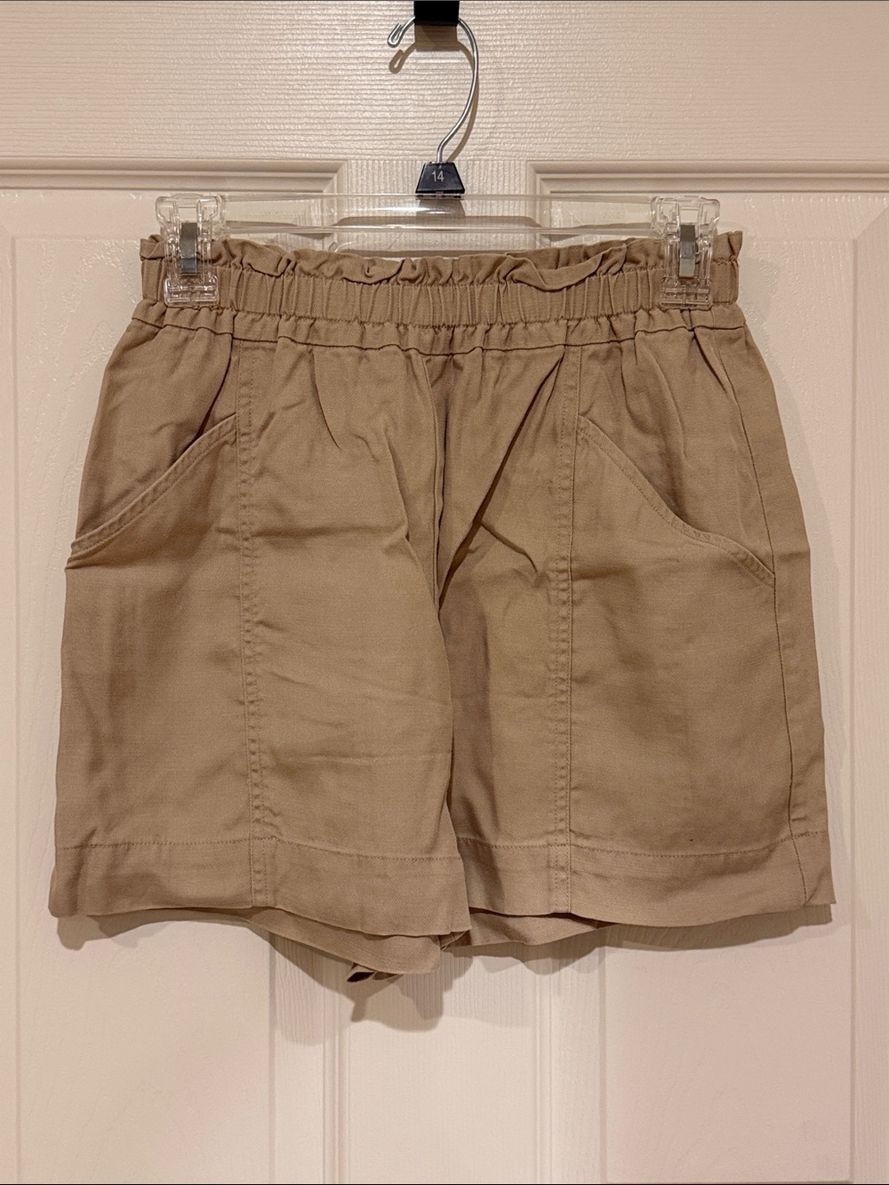 Elizabeth and James Tan High-Waist Women’s Shorts